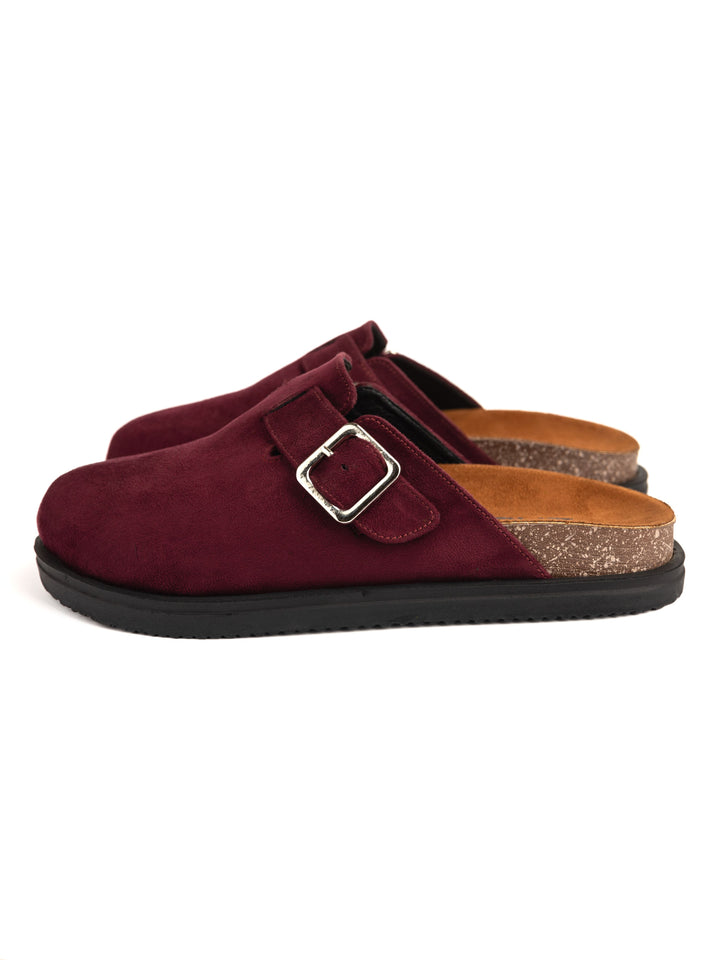 Burgundy Classic Clogs