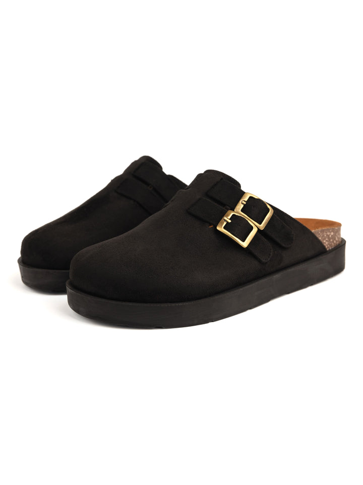 Black High Clogs