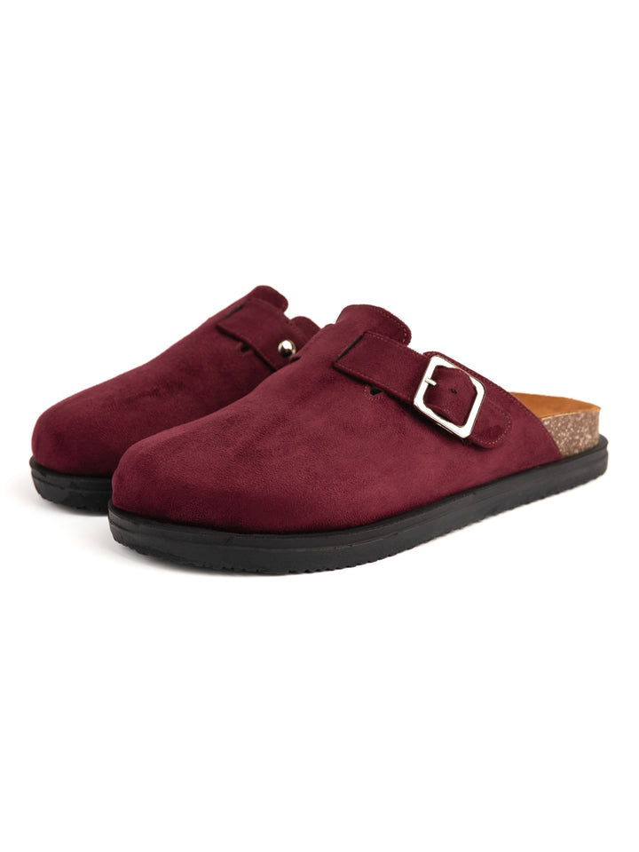 Burgundy Classic Clogs