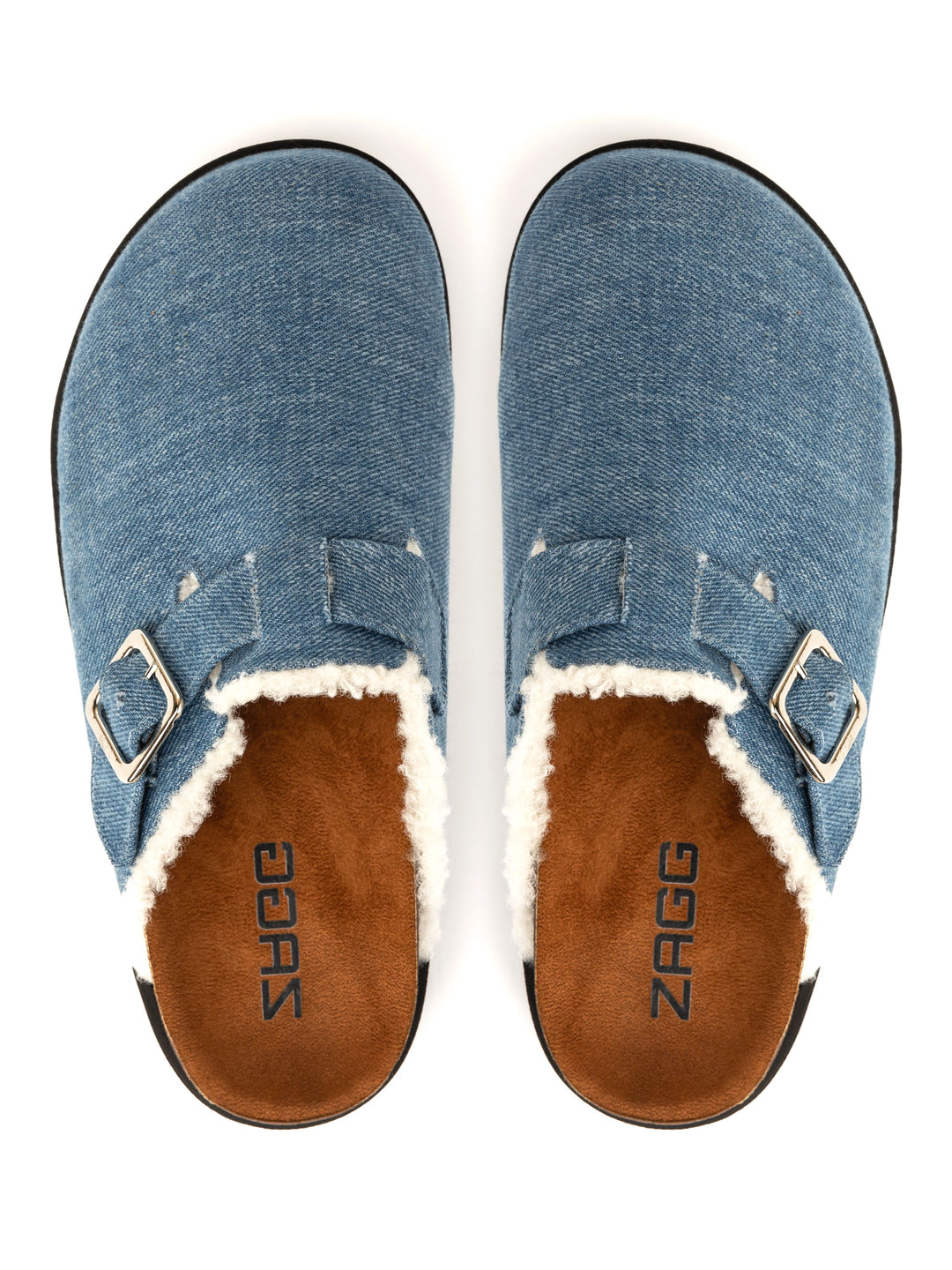 Jeans Fur High Clogs