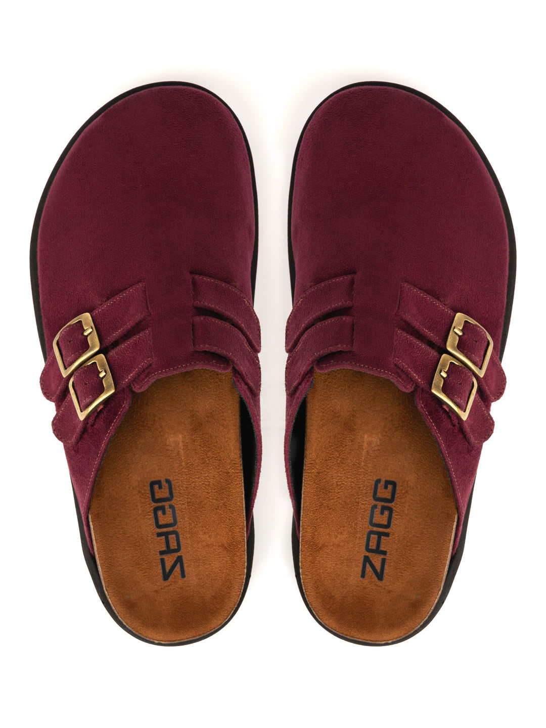 Burgundy High Clogs