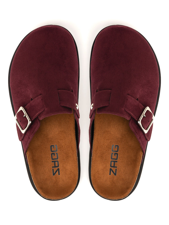 Burgundy Classic Clogs